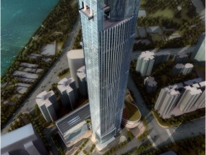 skyscraper office building 007 Modello 3D