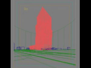 skyscraper office building 008 3D Model