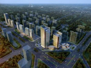 prédio de escritórios arranha-céu 010 Modelo 3D