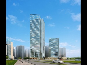 skyscraper office building 010 Model 3D