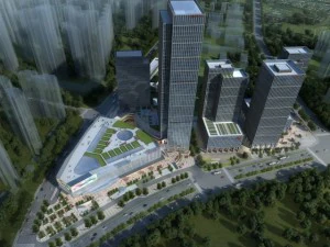 गगनचुंबी इमारत कार्यालय भवन 012 3D मॉडल