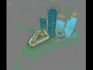 skyscraper office building 012 3D Model