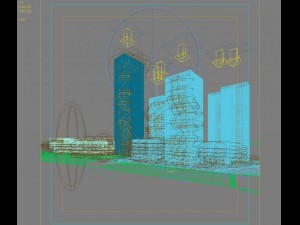 skyscraper office building 012 3D Model
