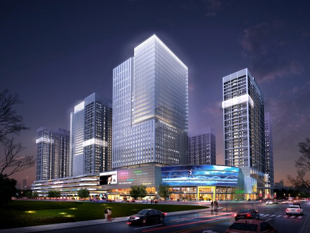 skyscraper office building 013 Modelo 3D .c4d .max .obj .3ds .fbx .stl .blend 