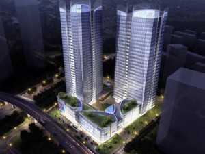 skyscraper office building 018 Modello 3D