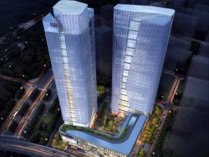 pr&eacute;dio de escrit&oacute;rios arranha-c&eacute;u 019 Modelo 3D