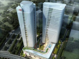 गगनचुंबी इमारत कार्यालय भवन 019 3D मॉडल