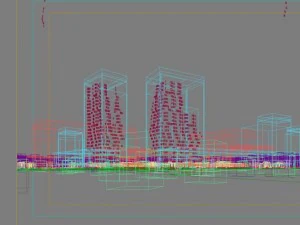 skyscraper office building 025 3D Model