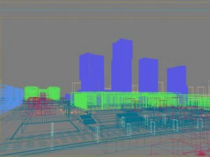 skyscraper office building 026 3D Model