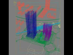 skyscraper office building 027 3D Model