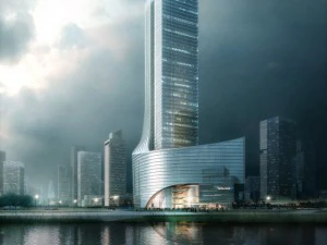 skyscraper office building 028 3D Model