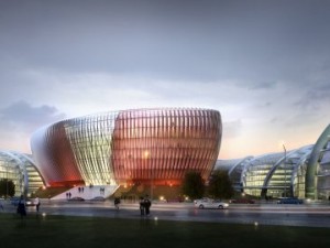 international convention and exhibition center 3 3D Модель