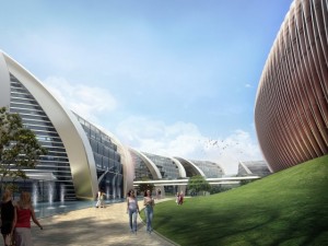 international convention and exhibition center 4 3D Model