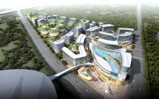 international convention and exhibition center 7 3D Модель .c4d .max .obj .3ds .fbx .stl .blend 