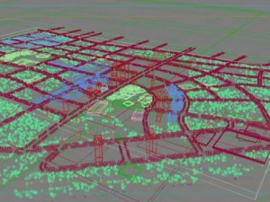 city planning 018 3D Model