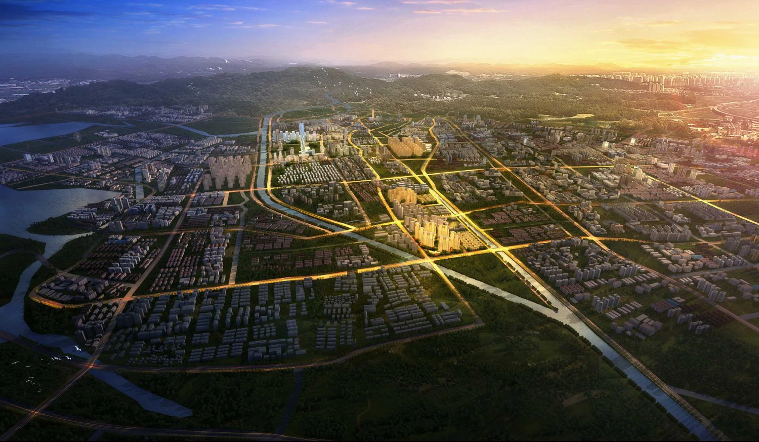 city planning 019 3D Model .c4d .max .obj .3ds .fbx .stl .blend 