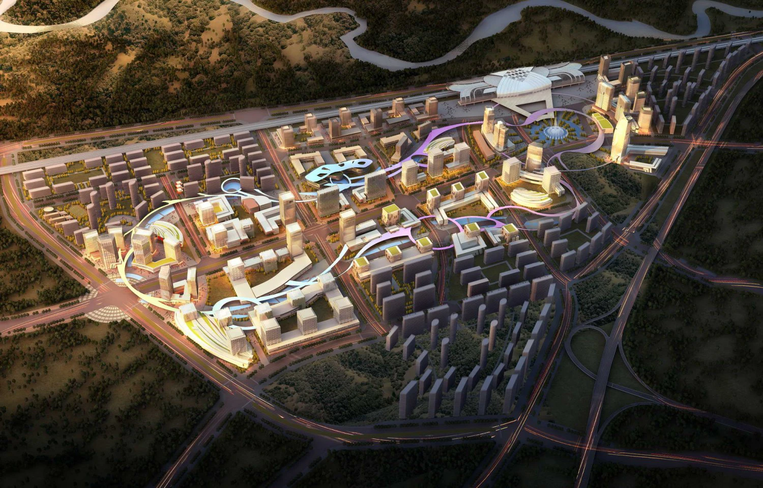city planning 022 3D Model .c4d .max .obj .3ds .fbx .stl .blend 