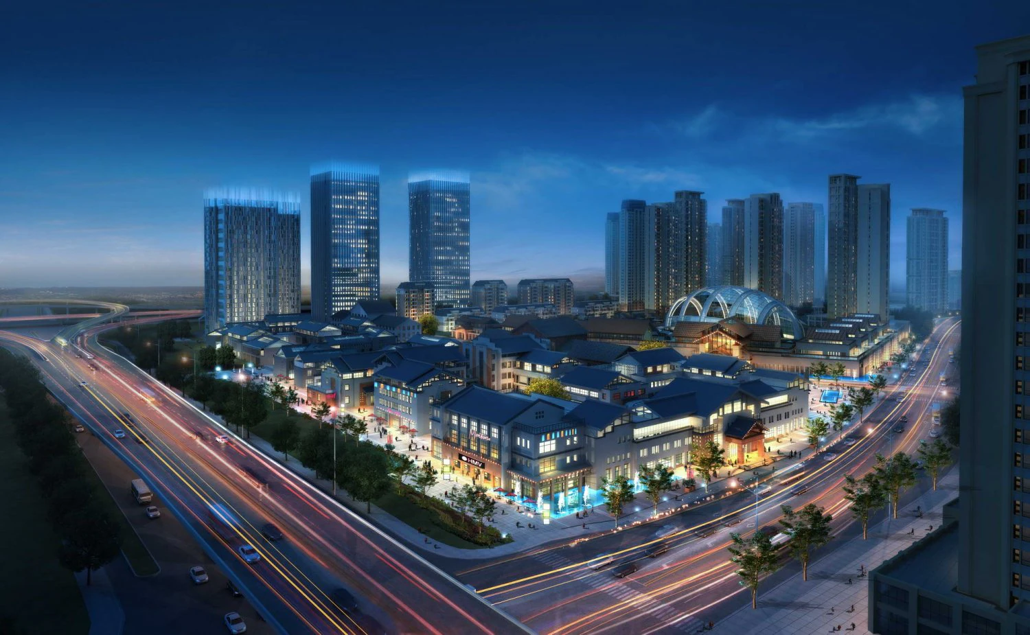 city planning 032 3D Model .c4d .max .obj .3ds .fbx .stl .blend 