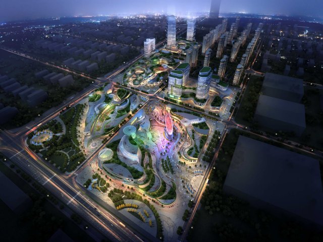 city shopping mall 001 3D Model .c4d .max .obj .3ds .fbx .stl .blend 