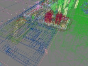 city shopping mall 001 3D Model