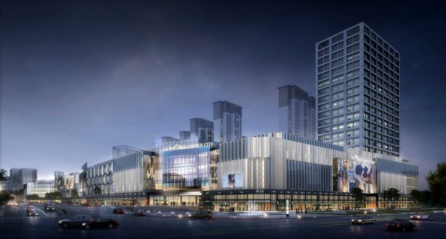 city shopping mall 005 Modelo 3D .c4d .max .obj .3ds .fbx .stl .blend 