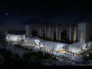 city shopping mall 005 Modelo 3D