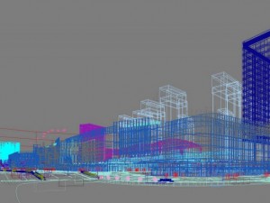 city shopping mall 005 Modelo 3D