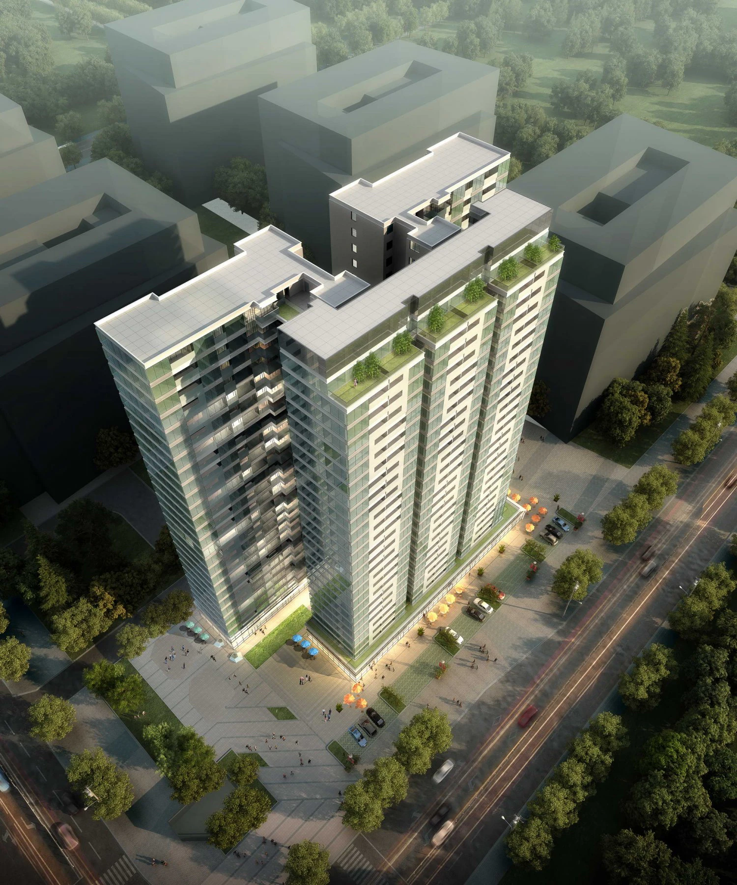 city shopping mall 007 3D Model .c4d .max .obj .3ds .fbx .stl .blend