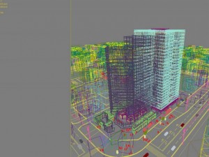 city shopping mall 007 3D Model