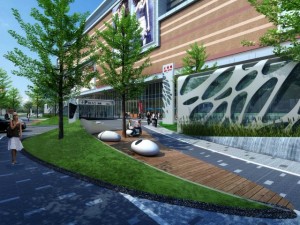 city shopping mall 009 Model 3D