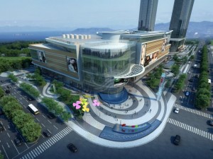 city shopping mall 009 Model 3D