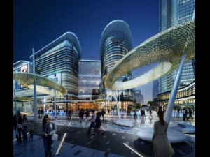 city shopping mall 009 Model 3D