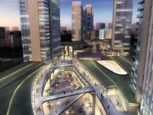 city shopping mall 012 3D Model