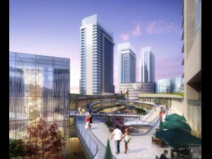 city shopping mall 012 3D Model