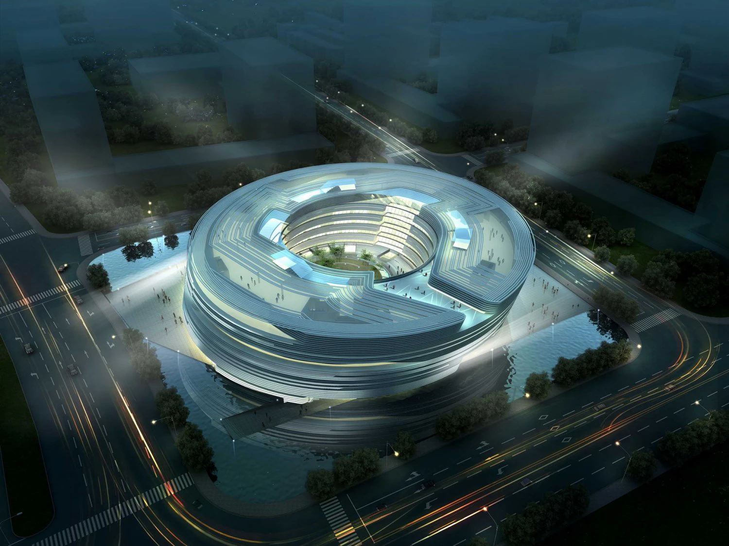 city shopping mall 013 3D Model .c4d .max .obj .3ds .fbx .stl .blend