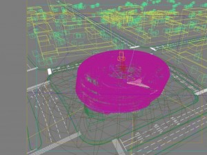 city shopping mall 013 Model 3D