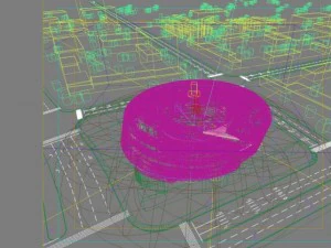 city shopping mall 013 3D Model