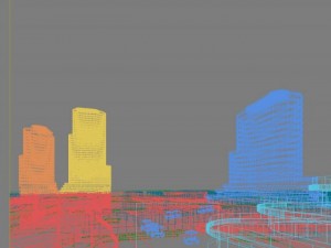 city shopping mall 014 Modello 3D
