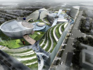 city shopping mall 015 Modèle 3D