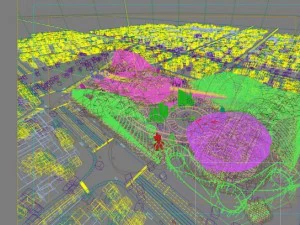 city shopping mall 015 3D Model
