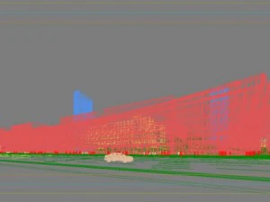 city shopping mall 016 3D Model