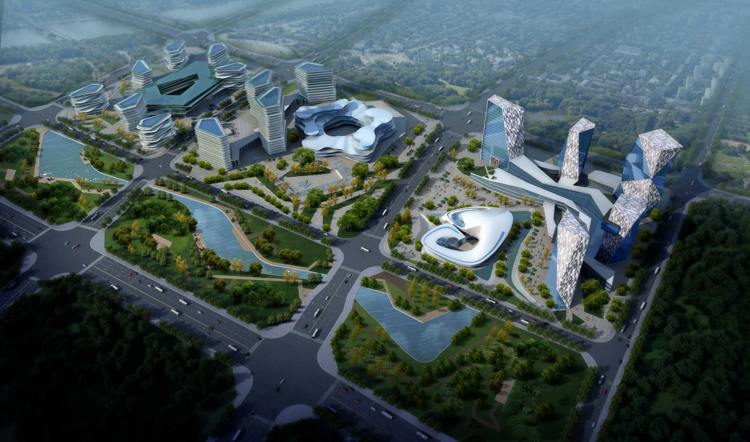 city shopping mall 017 3D Model .c4d .max .obj .3ds .fbx .stl .blend 