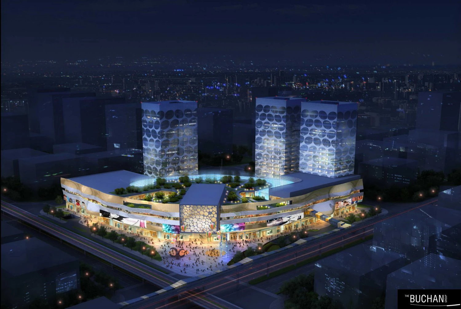 city shopping mall 018 3D Model .c4d .max .obj .3ds .fbx .stl .blend
