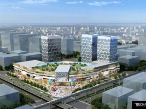 city shopping mall 018 3D Model
