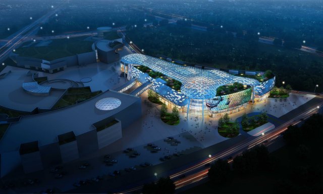 city shopping mall 019 3D 모델 .c4d .max .obj .3ds .fbx .stl .blend 