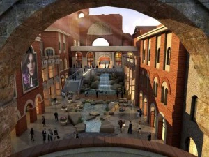 city shopping mall 020 3D Model