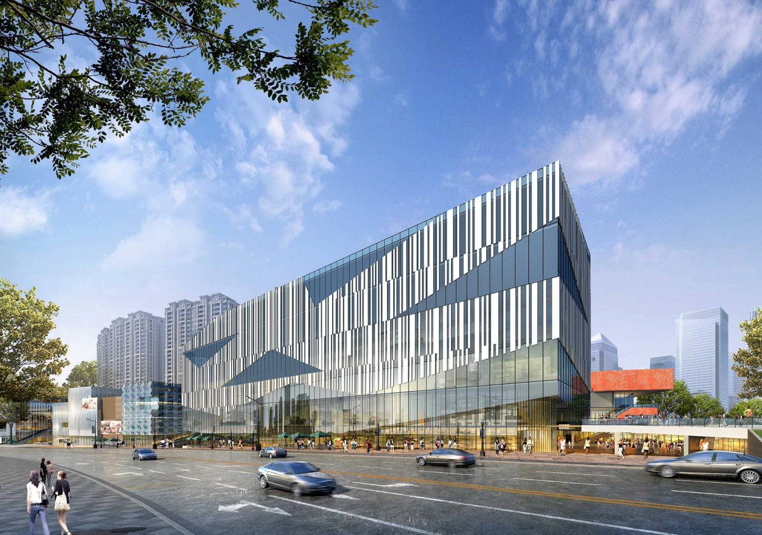 city shopping mall 021 3D Model .c4d .max .obj .3ds .fbx .stl .blend