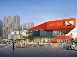 city shopping mall 021 3D Model