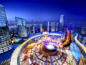 city shopping mall 024 3D Model