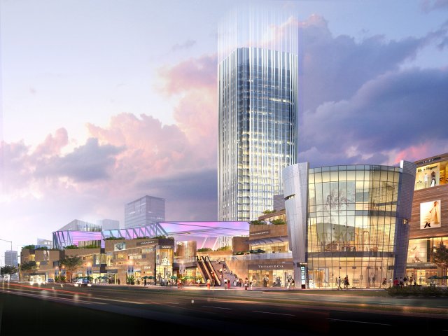 city shopping mall 025 3D Model .c4d .max .obj .3ds .fbx .stl .blend 